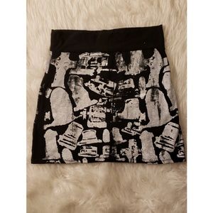 🌟SALE🌟 Tombstone print punk skirt